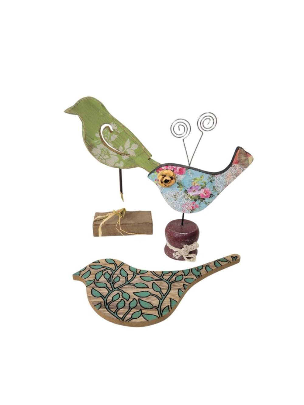 Wooden Bird Home Decor Collection - Picture 3 of 3